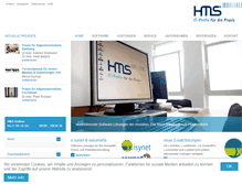 Tablet Screenshot of hms-gmbh.de