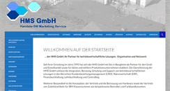 Desktop Screenshot of hms-gmbh.net